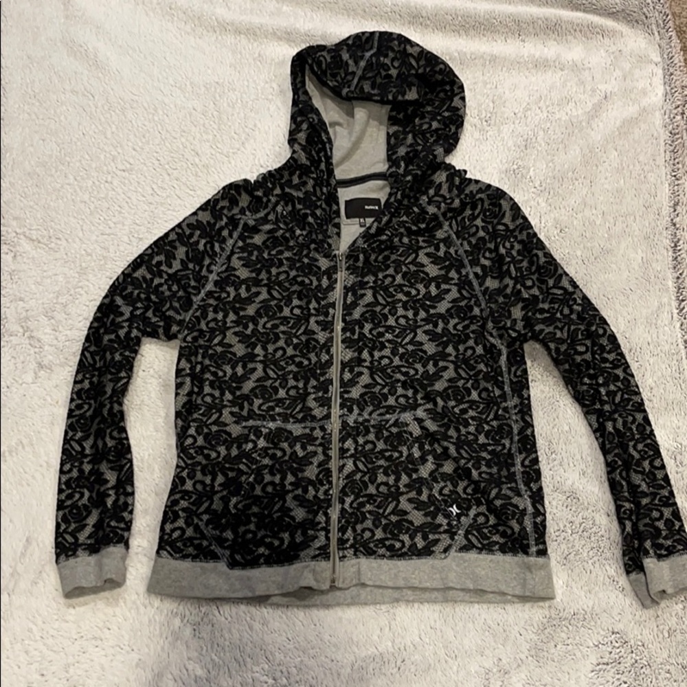 Hurley zip up sweatshirt
